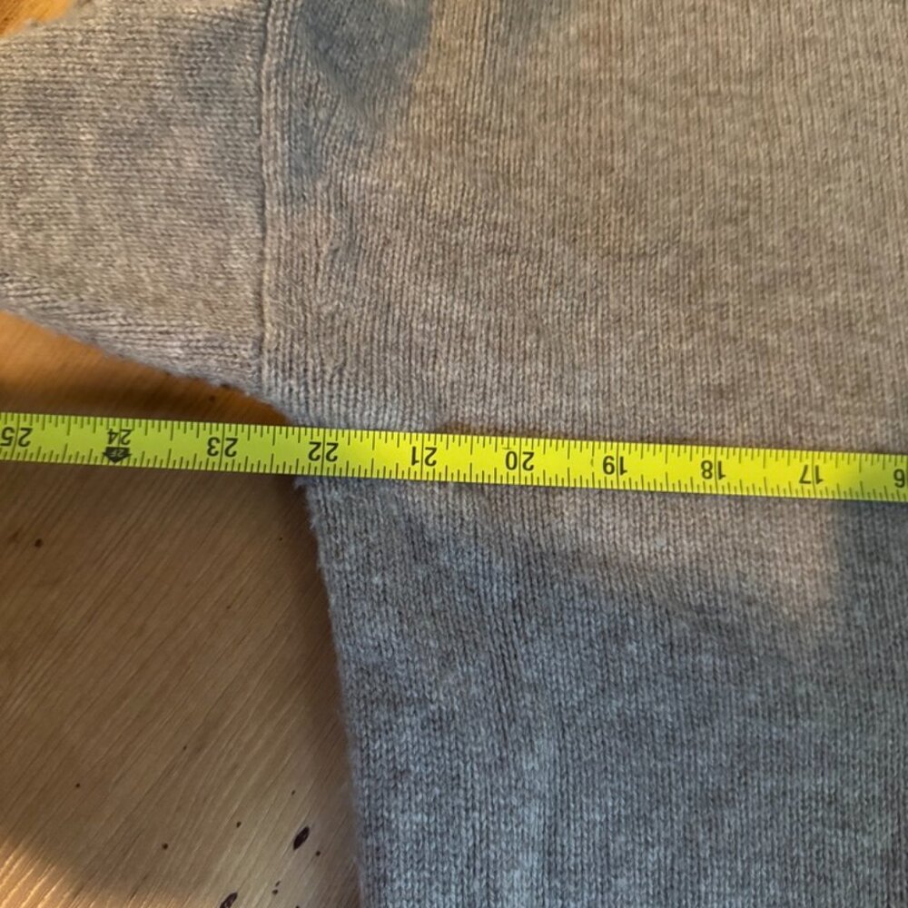 Toast Roll Neck Wool-Cashmere Sweater in Oatmeal - Picture 5 of 6
